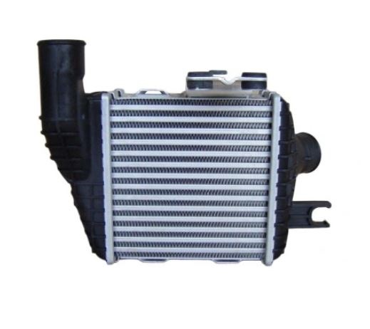 Intercooler Kia Sportage (JE), 08.2004-03.2010, Tucson, 08.2004-03.2010, motor 2.0 CRDI 83/100/103/110kw, diesel, cu/fara AC, aluminiu brazat/plastic, 202x190x90 mm, SRLine,