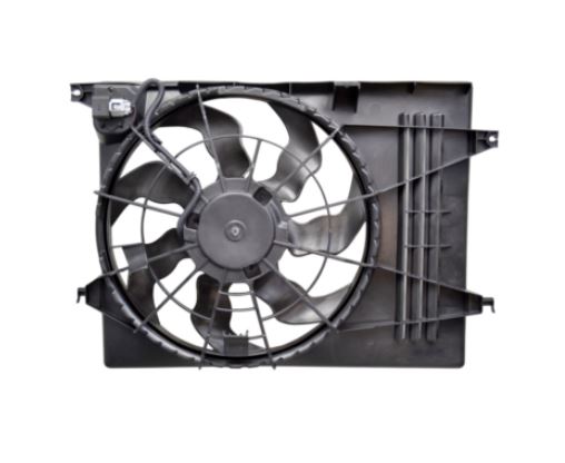 GMV radiator electroventilator Kia Sportage (JE), 01.2014-2015, Hyundai IX35 (LM), 07.2013-2015, motor 1.6; 2.0, benzina, cu AC, 460 mm; 3 pini