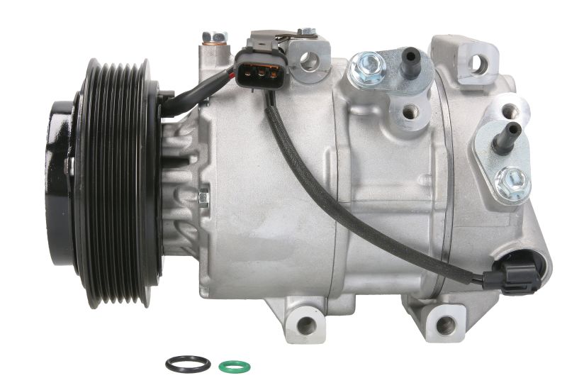 Compresor aer conditionat Hyundai IX35 (LM), 2009-2015, Kia Sportage (JE), 2010-2015, motorizare 2.0 120kw, benzina, rola curea 119 mm, 6 caneluri, de tip Doowon: DVE16