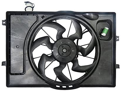 GMV radiator electroventilator Hyundai Elantra (AD), 2016-, motor 1.6; 2.0, benzina, 420; 3 pini