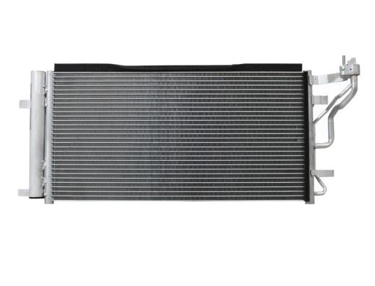 Condensator climatizare Hyundai I30 (PD), 11.2016-, motor 1.0 T-GDI, 88 kw; 1.4 T-GDI, 103 kw benzina, , full aluminiu brazat, 605(570)x290x16 mm, cu uscator si filtru integrat