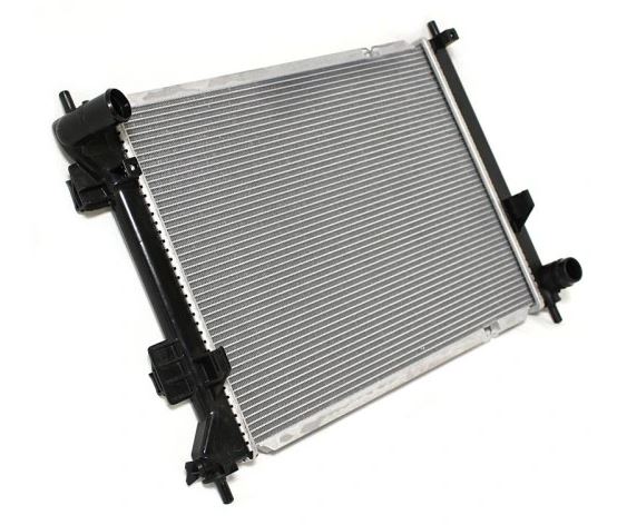 Radiator racire Hyundai IX20 (JC), 11.2010-, Kia VENGA, 11.2010-, motor 1.4, 66 kw; 1.6, 92 kw, benzina, cutie manuala, cu/fara AC, 500x398x23 mm, aluminiu/plastic