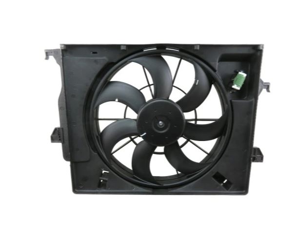 GMV radiator electroventilator Hyundai I20, 2008-2014, motor 1.2, 1.4; 1.6 benzina, 390 mm; 3 pini