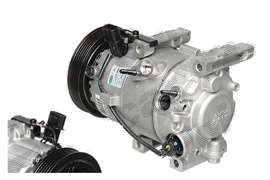 Compresor aer conditionat Hyundai IX35 (LM), 2009-2015, Kia Sportage (JE), 2010-2015, motorizare 1.7 CRDI 85kw, diesel, rola curea 119 mm, 5 caneluri, tip HCC: VS-14