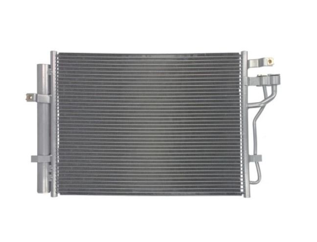 Condensator climatizare OEM/OES Kia Picanto (TA), 05.2011-2017, motor 1.0, 51kw/59 kw benzina, 1.1, 49 kw benzina, cutie manuala, full aluminiu brazat, 480 (440)x350 (340)x12 mm, cu uscator si filtru integrat