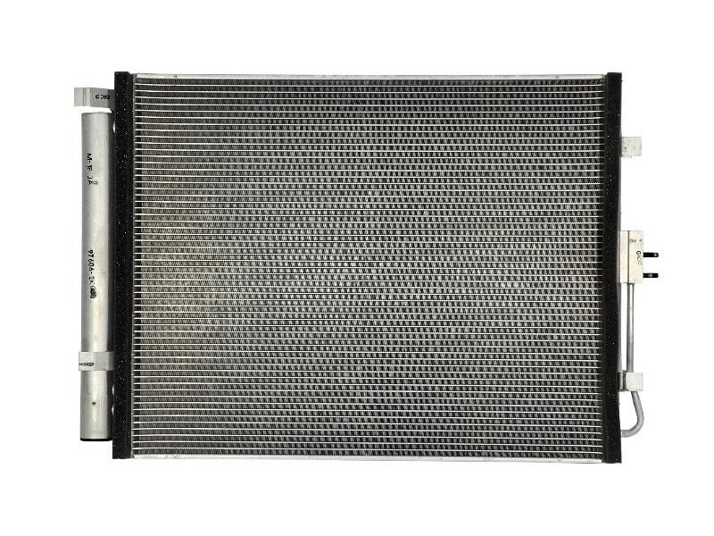 Condensator climatizare Kia Soul, 02.2009-12.2014, motor 1.6, 90kw/93 kw benzina, 1.6 CRDI, 94 kw diesel, cutie manuala/automata, full aluminiu brazat, 540 (500)x410 (395)x12 mm, cu uscator si filtru integrat