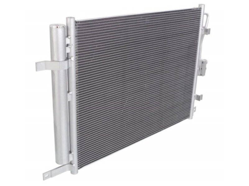 Condensator climatizare Kia Soul, 02.2009-02.2014, motor 2.0, 104 kw benzina, cutie manuala/automata, full aluminiu brazat, 535(505)x410(395)x12 mm, cu uscator si filtru integrat