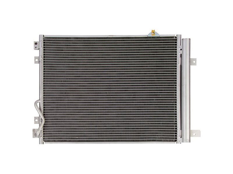 Condensator climatizare OEM/OES Kia Sorento, 12.2006-12.2011, motor 2.5 CRDI, 103kw/125 kw diesel, 3.3 V6, 173 kw benzina, cutie manuala/automata, full aluminiu brazat, 595 (560)x455 (445)x13 mm, cu uscator si filtru integrat