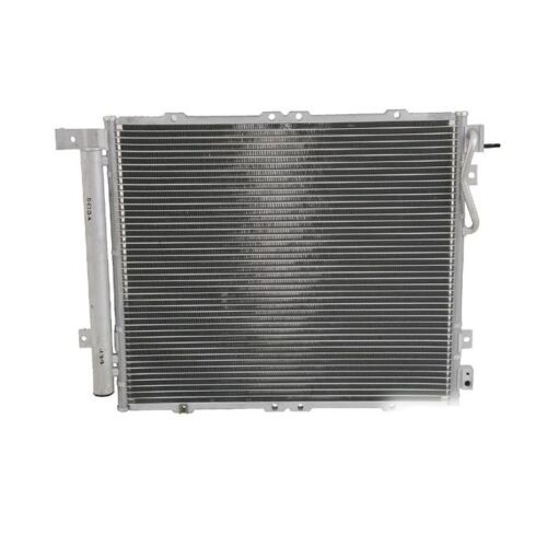 Condensator climatizare Kia Sorento, 08.2002-08.2006, motor 2.5 CRDI, 103 kw diesel, 2.4, 102 kw; 3.5 V6, 143 kw benzina, cutie manuala/automata, full aluminiu brazat, 590 (550)x455 (435)x17 mm, cu uscator si filtru integrat