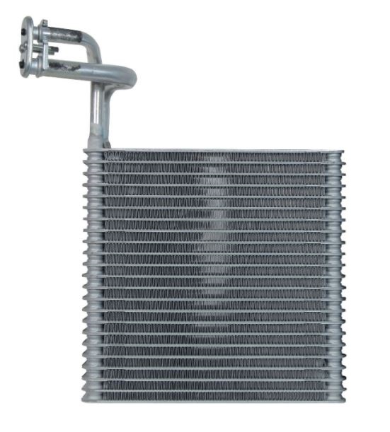 Evaporator aer conditionat Mazda 6 MPS, 2002-2007 motor 2.3 T, benzina, full aluminiu brazat, 235x240x60 mm, iesire 11, 8 mm, intrare 14, 6 mm, tehnologie cu curgere paralela,