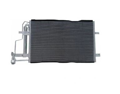 Condensator climatizare Mazda 3, 06.2009-2013, motor 1, 6; 2.0, benzina, cutie manuala/automata; 2.2 MZR-CD, diesel, cutie manuala, full aluminiu brazat, 625(575)x370(365)x16 mm, cu uscator filtrat