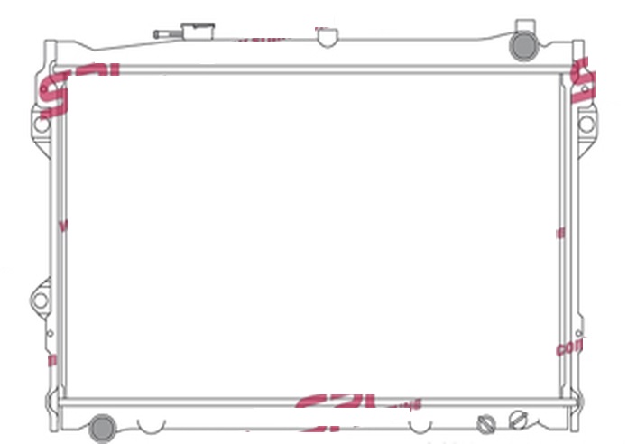 Radiator racire Mazda Seria B-PICK UP 12.1989-07.1991, motor 2.6, 90 kw, benzina, cutie manuala, cu/fara AC, 636x400x26 mm, aluminiu brazat/plastic,