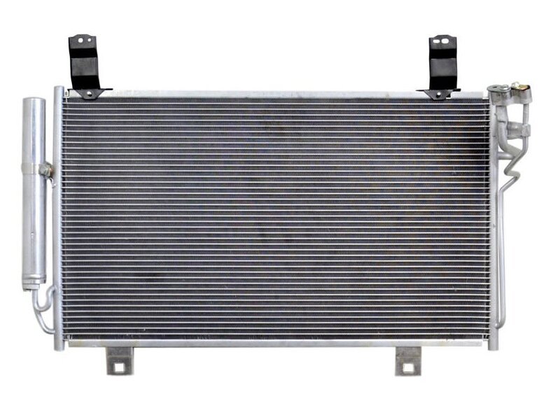 Condensator climatizare Mazda CX-5 (KE), 04.2012-2017, motor 2.2 MZR-CD, 129 kw diesel, cutie manuala; 2.2 MZR-CD 110 kw diesel, cutie manuala/automata, full aluminiu brazat, 680(640)x390(370)x16 mm, cu uscator filtrat