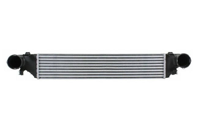 Intercooler Mercedes Clasa C (W203), 04.2003-2007, Clasa C SportCoupe (CL203), 08.2003-08.2005, motor 2.1 CDI 90/110kw, diesel, cu/fara AC, aluminiu brazat/plastic, 650x127x64 mm,