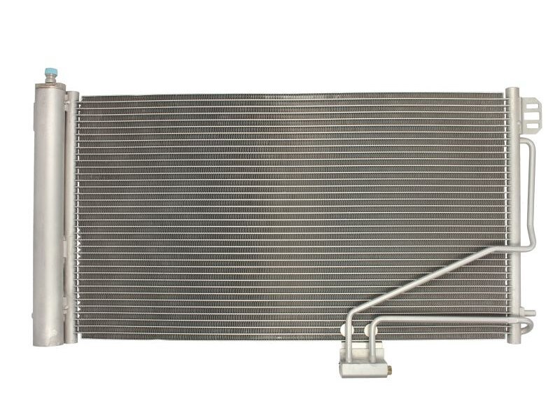 Condensator climatizare Mercedes Clasa C (W203), 02.2004-06.2004, motor 5.4 V8, 270 kw benzina, cutie automata, C55 AMG;C (W203, S203);, full aluminiu brazat, 670(640)x370(350)x16 mm, cu uscator si filtru integrat
