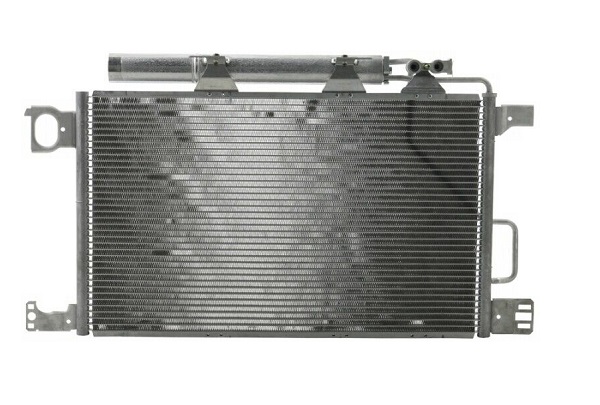 Condensator climatizare Mercedes Clasa C (W203), 06.2004-02.2007, motor 5.4 V8, 270 kw benzina, cutie automata, C55 AMG;C (W203, S203);, full aluminiu brazat, 630(585)x370x16 mm, cu uscator filtrat