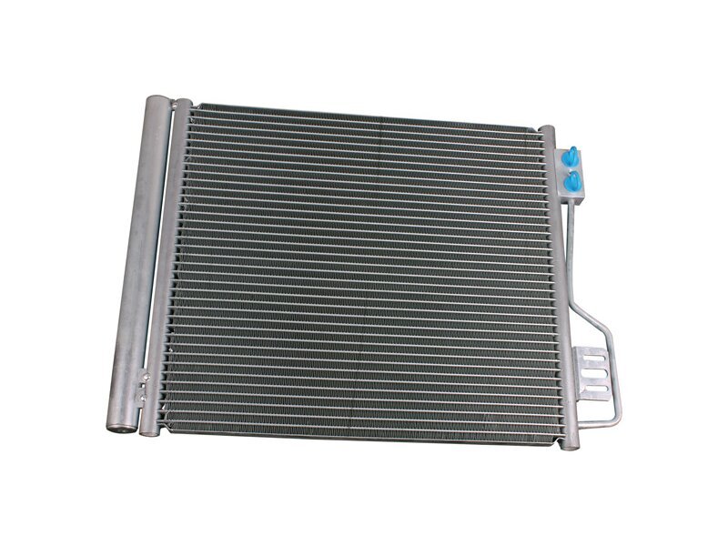 Condensator climatizare SMART Fortwo Brabus; ForTwo CabRio (W451), 01.2008-2014, motor 1.0 T, 72 kw benzina, cutie automata, , full aluminiu brazat, 450(415)x385x12 mm, cu uscator si filtru integrat