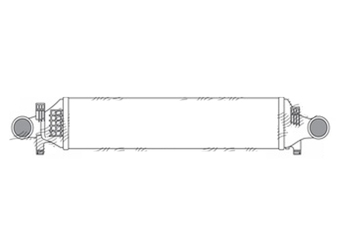 Intercooler Infiniti Q30, 11.2015-, motor 2.2 d 125kw, diesel, 1.6 T 90kw, benzina, cu/fara AC, aluminiu brazat/plastic, 626x142x64 mm, Behr/Hella,