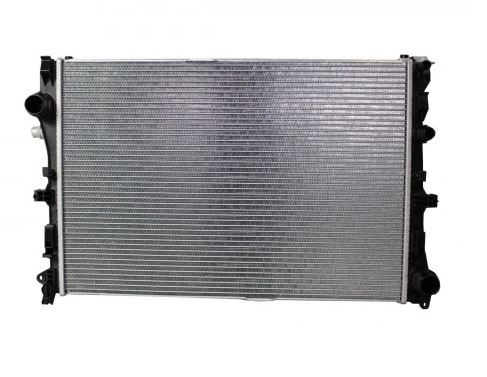 Radiator racire Mercedes Clasa C (W205), 02.2014-, C180; C250 d/C300 h, motor 2.1 CDI, 150/170 kw, diesel/electric, 1.6 T, 115 kw, benzina; cutie automata/manuala, cu/fara AC, 640x446x16 mm, Behr-Hella, aluminiu brazat/plastic