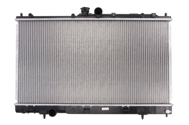 Radiator racire Mitsubishi Lancer, 06.2003-03.2007, motor 1.3, 60 kw; 2.0, 99 kw, benzina, cutie manuala, cu/fara AC, 696x375x23 mm, aluminiu/plastic,