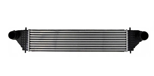 Intercooler Mitsubishi Outlander (GG/GF), 08.2012-, motor 2.2 DI-D 110kw, diesel, cu/fara AC, aluminiu brazat/plastic, 615x142x62 mm, conducta dreapta conexiune Rapida,