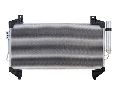 Condensator climatizare Mitsubishi Outlander (GG/GF), 08.2012-, motor 2.4, 125 kw benzina, cutie manuala/automata, full aluminiu brazat, 710 (680)x355 (331)x12 mm, cu uscator filtrat