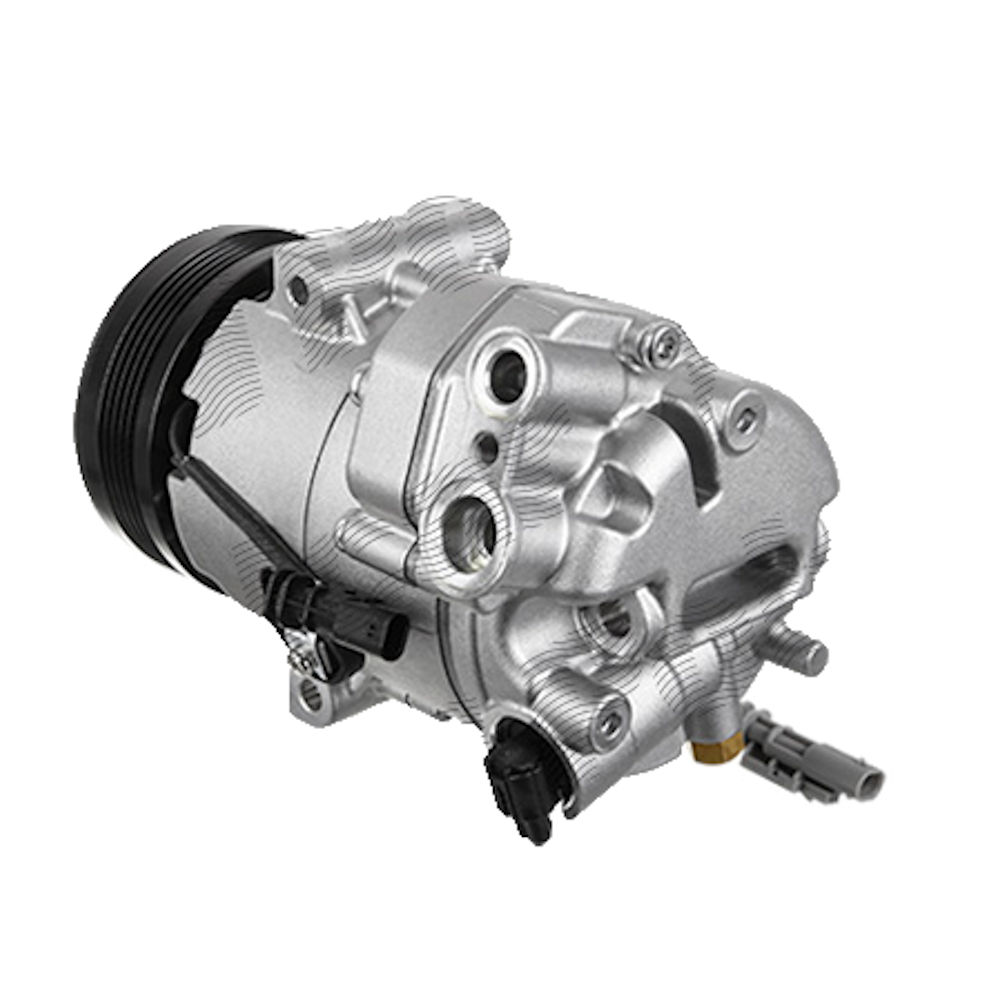Compresor aer conditionat Chevrolet Cruze (J300), 2009-2014, Orlando, 2011-2015, motorizare 1.4 T, 103kw, benzina, rola curea 110 mm, 5 caneluri, Delphi tip: CVC