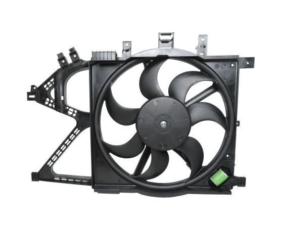 GMV radiator electroventilator Opel Combo C, 10.2001-2011, motor 1.6, benzina, cutie manuala, cu AC/fara AC, 200 W; 390 mm; 2 pini; fara pre-rezistor,