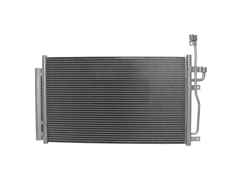 Condensator climatizare Chevrolet Captiva, 10.2006-02.2011, motor 2.0 d, 93 kw/110 kw diesel, cutie manuala, full aluminiu brazat, 670(630)x380x16 mm, cu uscator si filtru integrat