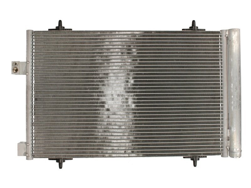 Condensator climatizare Peugeot 407, 2004-2011, Citroen C5 (RD/TD), 2008-, motor 1.6 HDI, 80 kw diesel, full aluminiu brazat, 570(525)x375x16 mm, cu uscator si filtru integrat