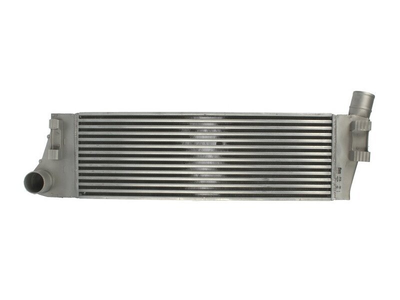 Intercooler Renault Megane 2 (M), 05.2005-11.2008, Scenic 2 (JM), 06.2003-11.2008, motor 1.5 dci, 1.9 dci, diesel, cutie manuala, cu/fara AC, aluminiu brazat, 586x187x46 mm,