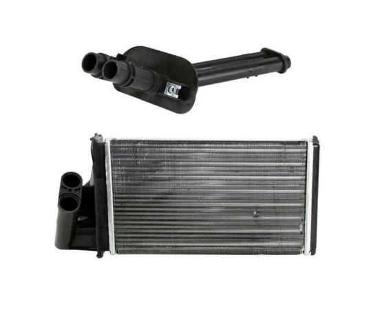 Radiator Incalzire Renault Laguna I, 11.1993-03.2001, diesel, benzina, Behr tip cu tevi, aluminiu mecanic/plastic, 260x158x40 mm, SRLine