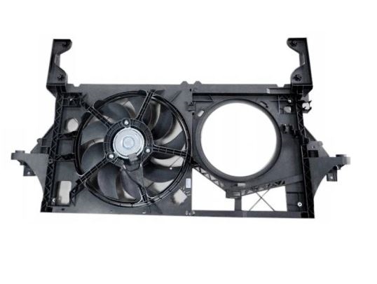 GMV radiator electroventilator Opel Movano, 1998-2010, motor 1.9 dTi, 2.2 DTI, 2.5 DTI, 2.8 dTi, 3.0 CDTI, diesel, 380 mm; 2 pini, fara pre-rezistor,