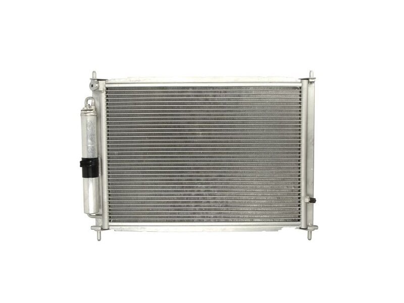 Radiator racire Renault Clio 3, 05.2005-2013, motor 1.2, 48/55/57 kw, benzina, cutie manuala, cu AC, cu condensator cu uscator 531x378x40 mm, aluminiu brazat