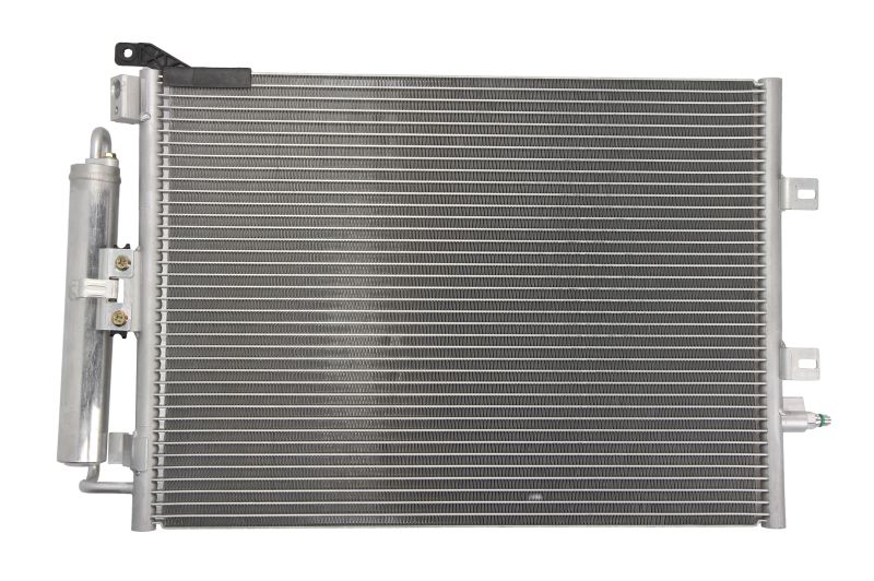 Condensator climatizare OEM/OES Renault Clio 3, 05.2007-12.2014, motor 1.2 TCE, 74 kw benzina, cutie manuala, full aluminiu brazat, 545 (505)x380x16 mm, cu uscator filtrat