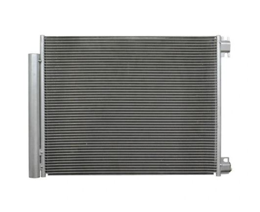 Condensator climatizare Renault Megane IV, 11.2015-, motor 1.2 TCE, 74 kw/97 kw; 1.6 TCE, 151 kw benzina, full aluminiu brazat, 562 (532)x445 (442)x12 mm, cu uscator si filtru integrat