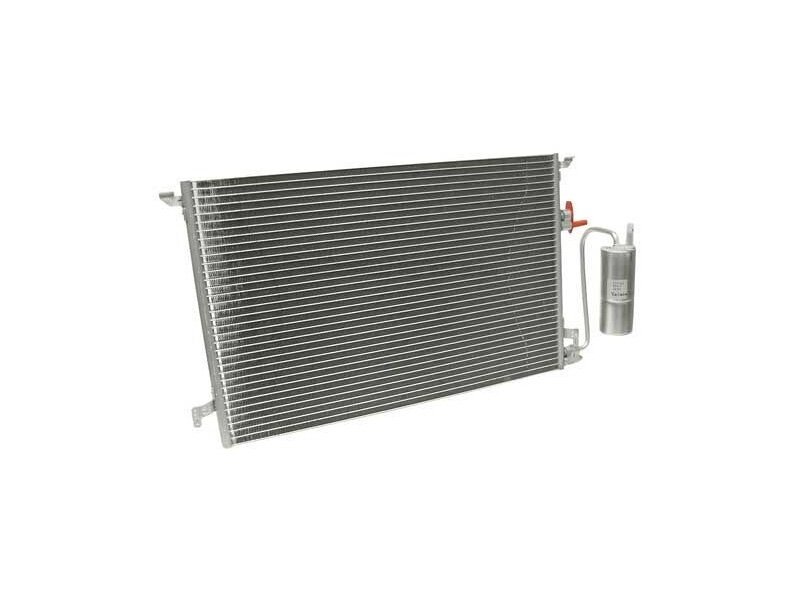 Condensator climatizare OEM/OES Saab 9-3, 09.2002-02.2015, motor 1.8t/2.0t, 110 kw benzina, cutie manuala/automata, full aluminiu brazat, 660(620)x415x16 mm, cu uscator