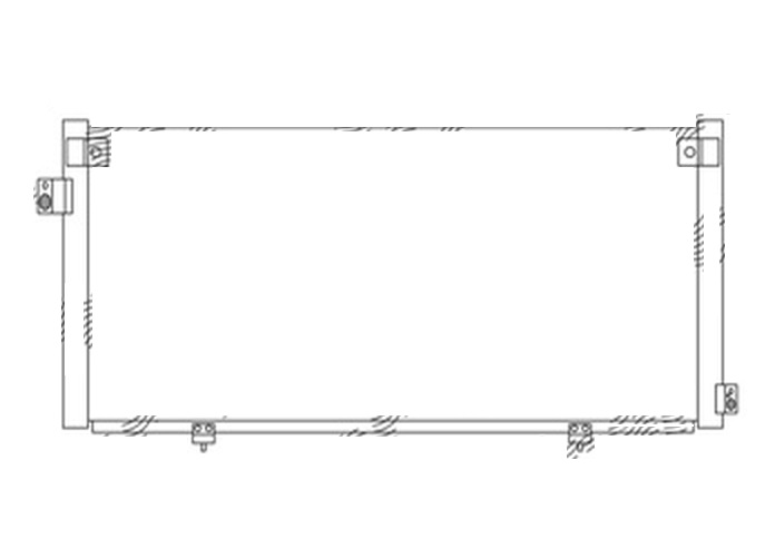 Condensator climatizare Subaru Legacy/Legacy Outback, 10.1998-08.2003, motor 2.5, 115 kw; 2.0, 92 kw benzina, cutie manuala/automata, full aluminiu brazat, 735 (685)x320 (310)x22 mm, cu uscator si filtru integrat