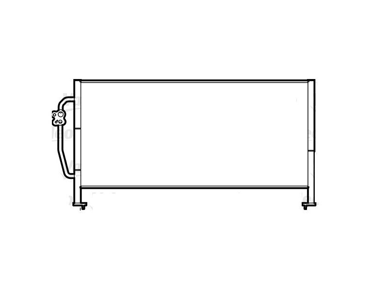 Condensator climatizare Subaru Forester, 02.1997-09.1998, motor 2.0, 92 kw benzina, cutie manuala/automata, full aluminiu brazat, 740 (695)x330x16 mm, fara filtru uscator