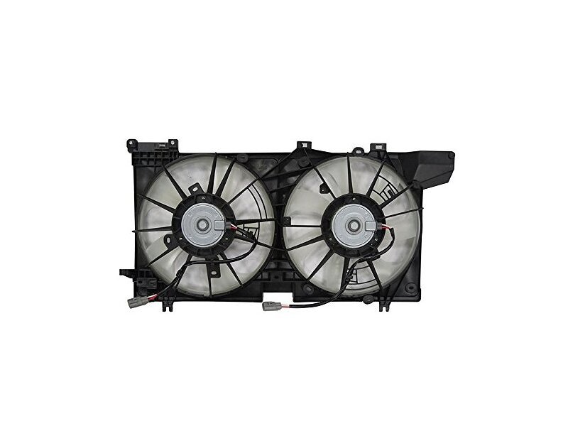 GMV radiator electroventilator Subaru Legacy, 2014-, Outback, 2015-, motor 2.5, benzina, 335/335 mm; (2 +2) pini,