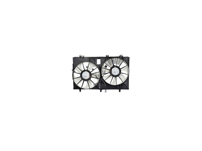 GMV radiator electroventilator Lexus RX, 2009-2015, RX350, motor 3.5 V6, benzina, 377/377 mm,