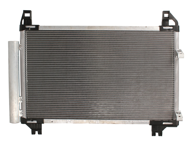 Condensator climatizare OEM/OES Toyota Yaris (XP130), 07.2010-, motor 1.3, 74 kw benzina, cutie manuala, full aluminiu brazat, 550(515)x340(325)x16 mm, cu uscator si filtru integrat