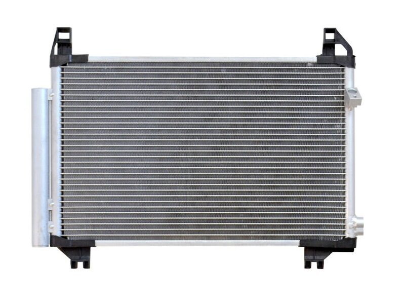 Condensator climatizare Toyota Yaris (XP90), 01.2006-2011, motor 1.4 D-4D, 66 kw diesel, cutie manuala/CVT, full aluminiu brazat, 545(515)x340(325)x16 mm, cu uscator si filtru integrat
