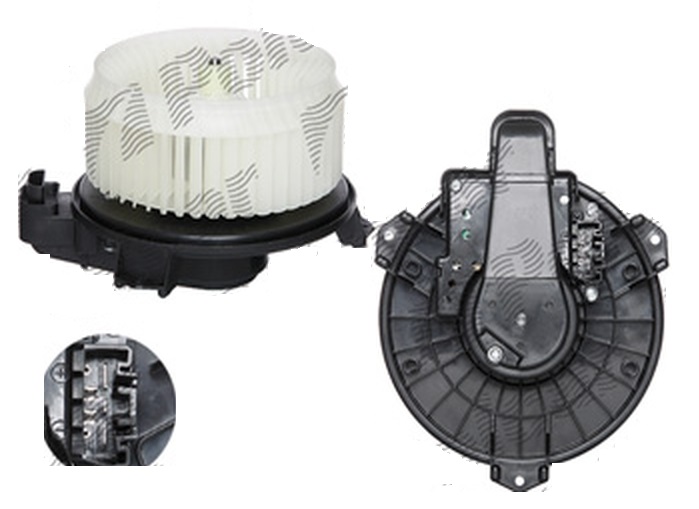 Ventilator habitaclu Lexus ES, 2012-, motor 2.5, 118 kw, benzina/electric, 2.5, 135 kw; 3.5 V6, 200 kw, benzina, cu modul de control electronic, cu 3 pini, diametru 166 mm,