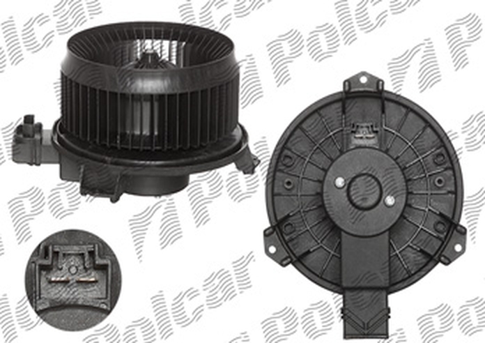 Ventilator habitaclu Subaru BRZ, 2012-, Toyota GT86, 04.2012-, motor 2.0, 147 kw, benzina, cv manuala/automata, cu/fara AC, cu 2 pini, diametru 163 mm,