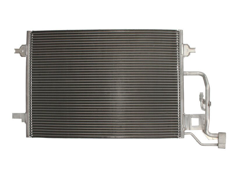 Condensator climatizare Skoda SUPERB, 12.2001-03.2008; VW PASSAT (B5), 11.2000-05.2005 cutie manuala/automata, full aluminiu brazat, 615 (575)x420 (400)x16 mm, SRLine Polonia