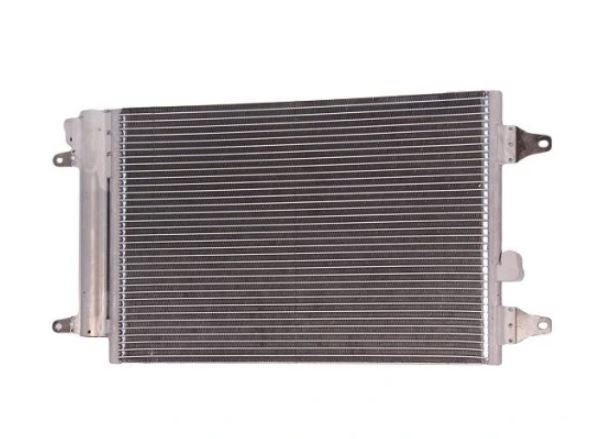 Condensator climatizare Ford GALAXY, 2000-2006; Seat ALHAMBRA, 06.2000-03.2010, VW SHARAN, 03.2000-03.2010 motor 1,9 TDI; 2,0 TDI; 1,8 T/2,0/2,3; 2.8 V6 benzina, full aluminiu brazat, 560 (515)x360 (345)x16 mm, SRLine Polonia