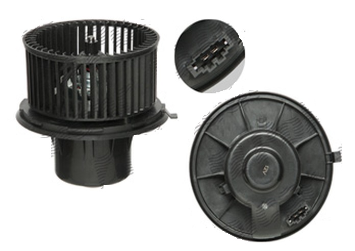 Ventilator habitaclu Ford Galaxy, 1995-2006, motor 1.8 T, 2.0, 2.3, 2.8 V6, benzina, 1.9 TDI, diesel, cu/fara AC, aditional fata, cu 2 pini, putere 200 W, diametru 156 mm