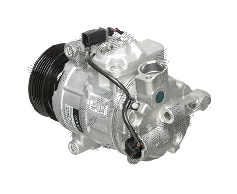 Compresor aer conditionat Audi A4 (B8), 2008-2015, motor 2.7 TDI, 140kw, 3.0 TDI, 155kw, diesel; A4/A4 Allroad (B8), 2008-2015, motorizare 3.0 TDI, 176kw, diesel, rola curea 100 mm, 6 caneluri, de tip Denso: 6SEU14C